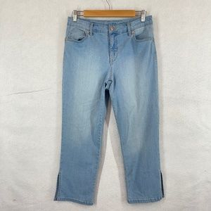 Gloria Vanderbilt All Around Slimming Effect Straight Crop Jeans